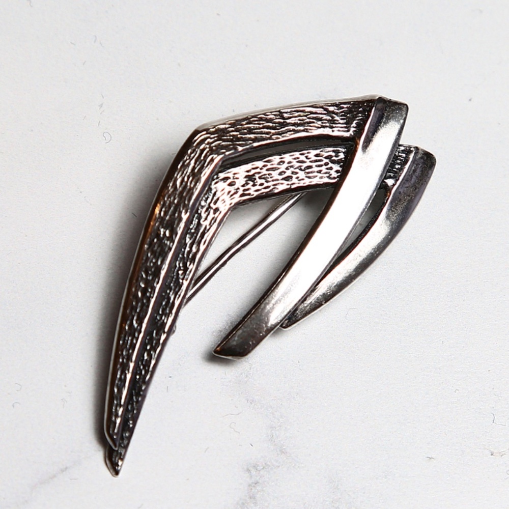 Sterling Silver Art Deco Brooch